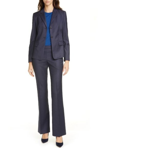 HUGO BOSS Tulea Shadow Check Wool Pants - Picture 2 of 9